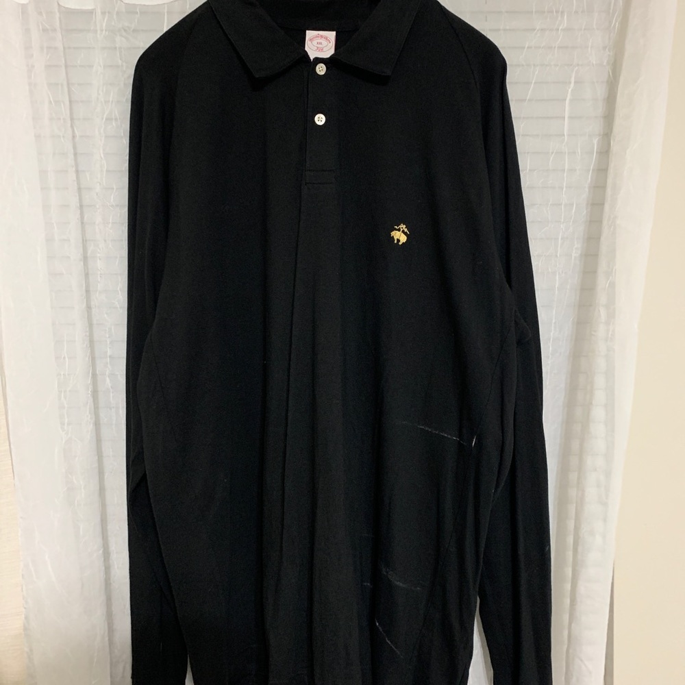 Brooks Brothers Mens 346 Long Sleeve Black